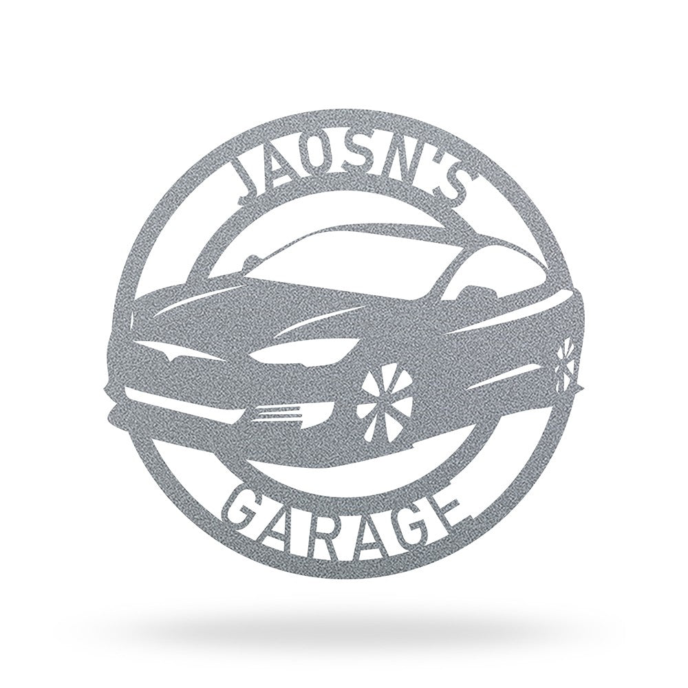 Custom Car Metal Garage Sign Work Shop Sign