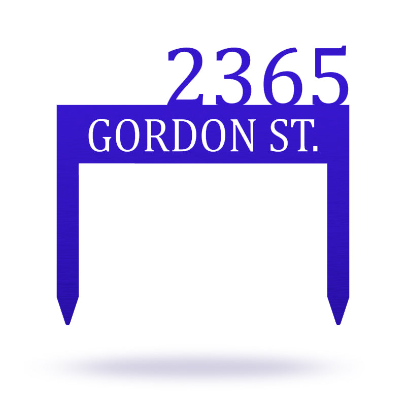 Personalized Metal Address Yard Sign House Numbers for Home