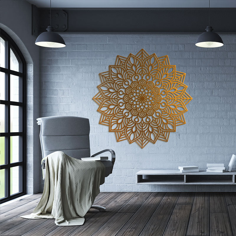 Mandala Metal Wall Art Wall Decor for Home &amp; Office