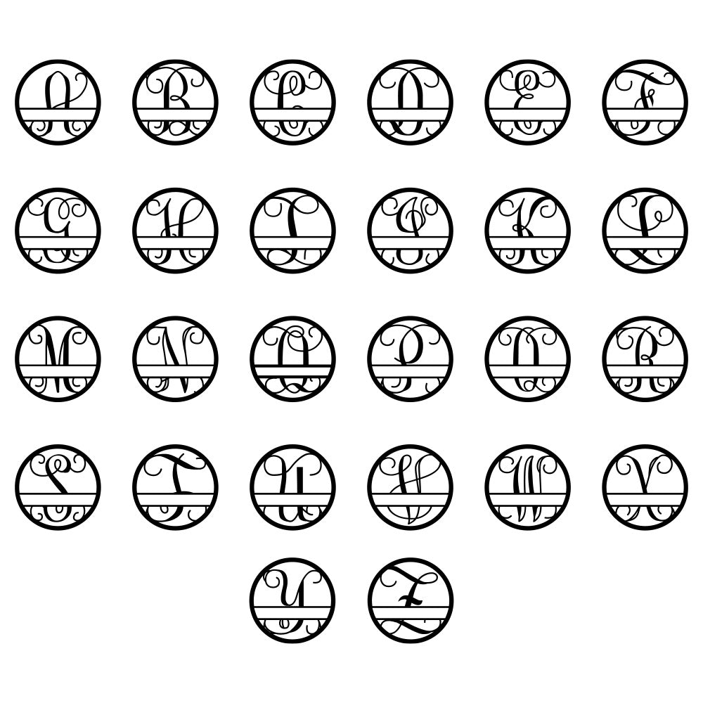 Personalized Family Name Outdoor Metal Monogram Sign For New Home Gift