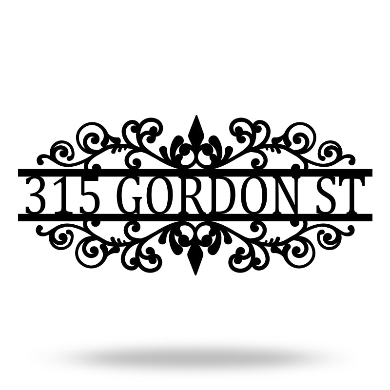 Custom Outdoor Address Metal Sign House Numbers for Home Decor