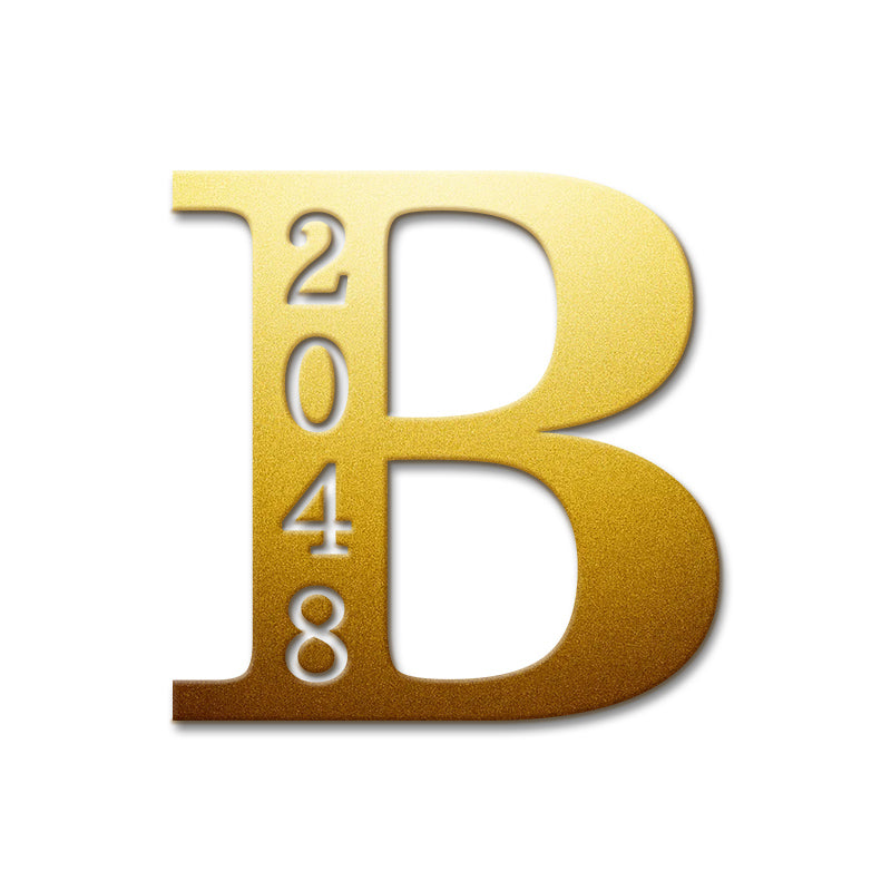 Personalized Last Name Monogram Address Sign House Numbers for Home