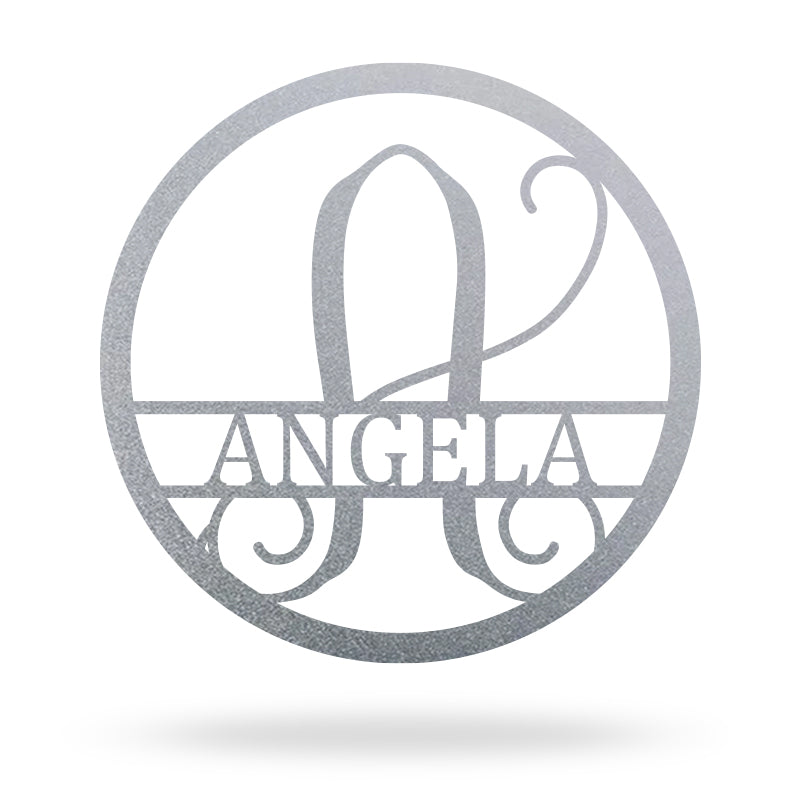 Personalized Family Name Outdoor Metal Monogram Sign For New Home Gift