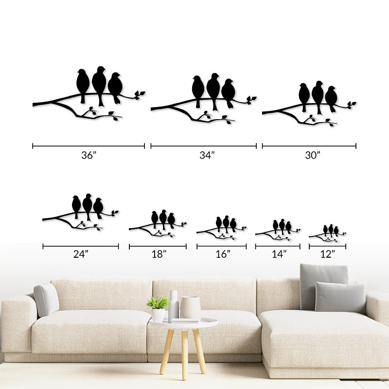 Metal Bird Outdoors Sign For Home decor