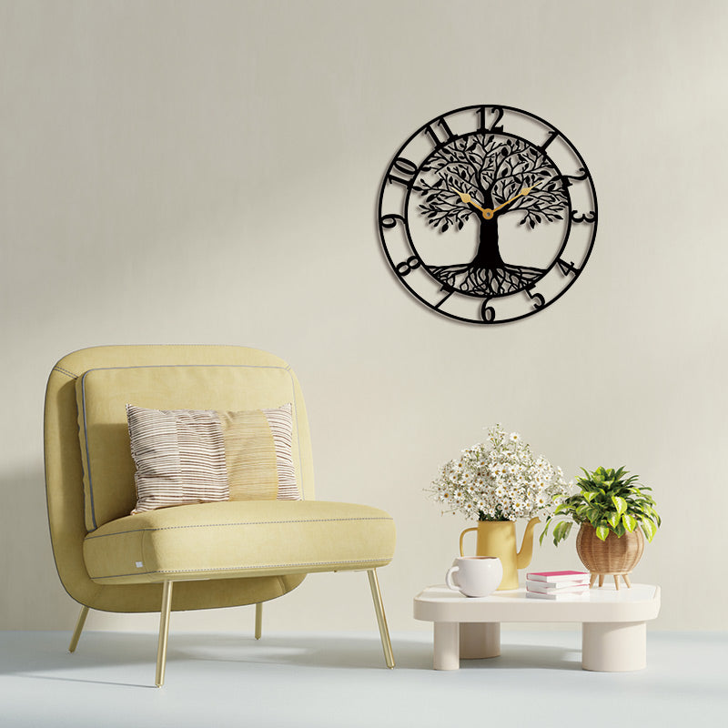 Tree Of Life Metal Wall Clock Wall decor