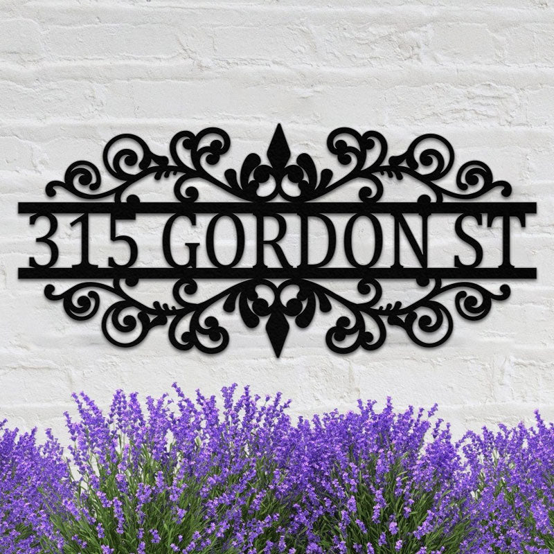 Custom Outdoor Address Metal Sign House Numbers for Home Decor