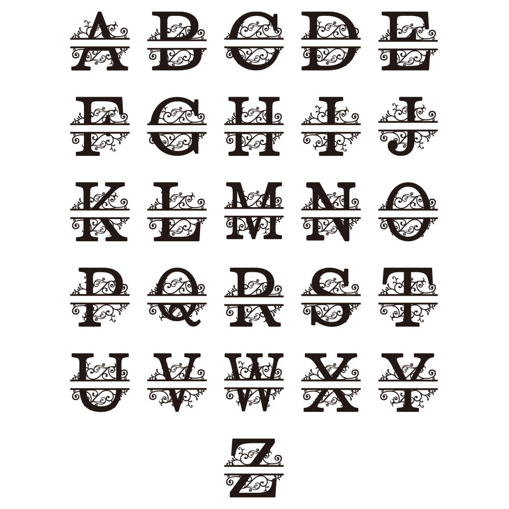 Personalized Last Name Monogram Metal Signs For Anniversary Gift