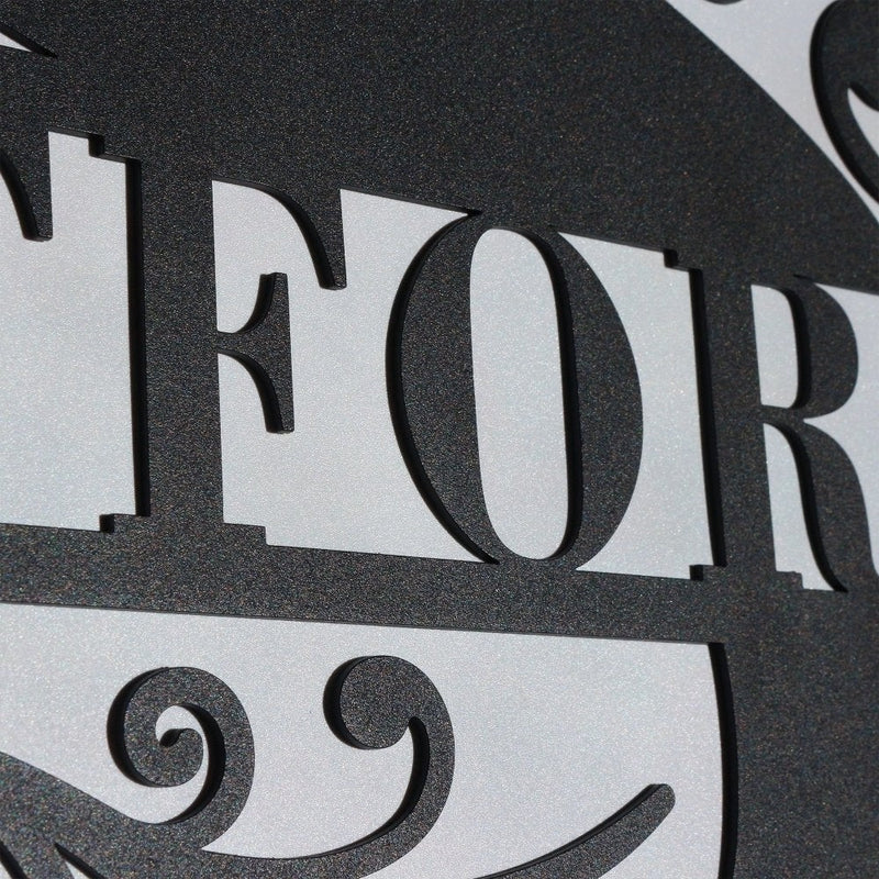 Custom Name Running Horse Metal Sign For Housewarming Gift