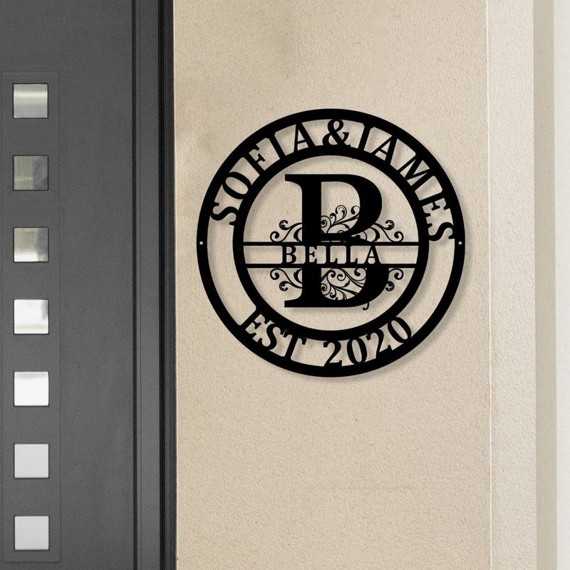 Custom last Name Sign for Home Decor - iWantDIY