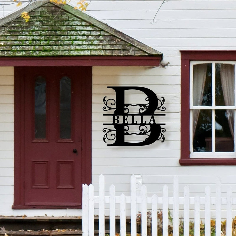 Custom Monogram Name Sign Wall Art - iWantDIY