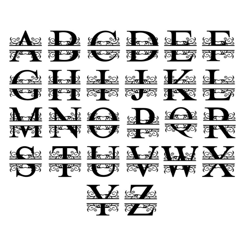 Custom Monogram Name Sign Wall Art - iWantDIY