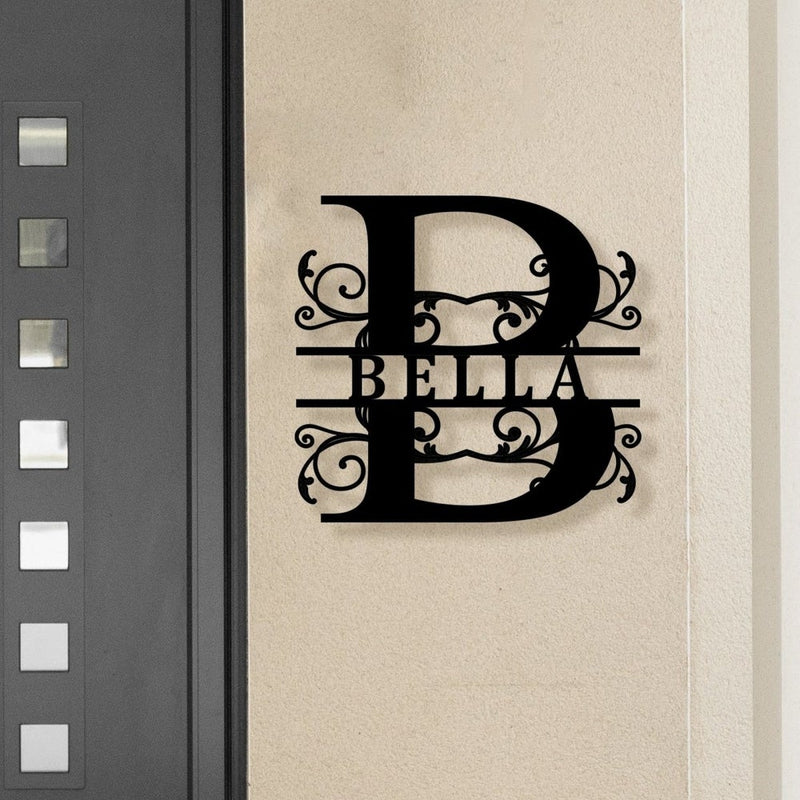 Custom Monogram Name Sign Wall Art - iWantDIY