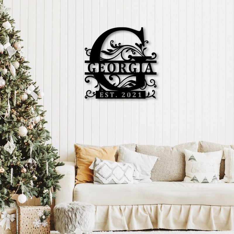 Custom Your Own Name Metal Sign for Christmas Gift - iWantDIY