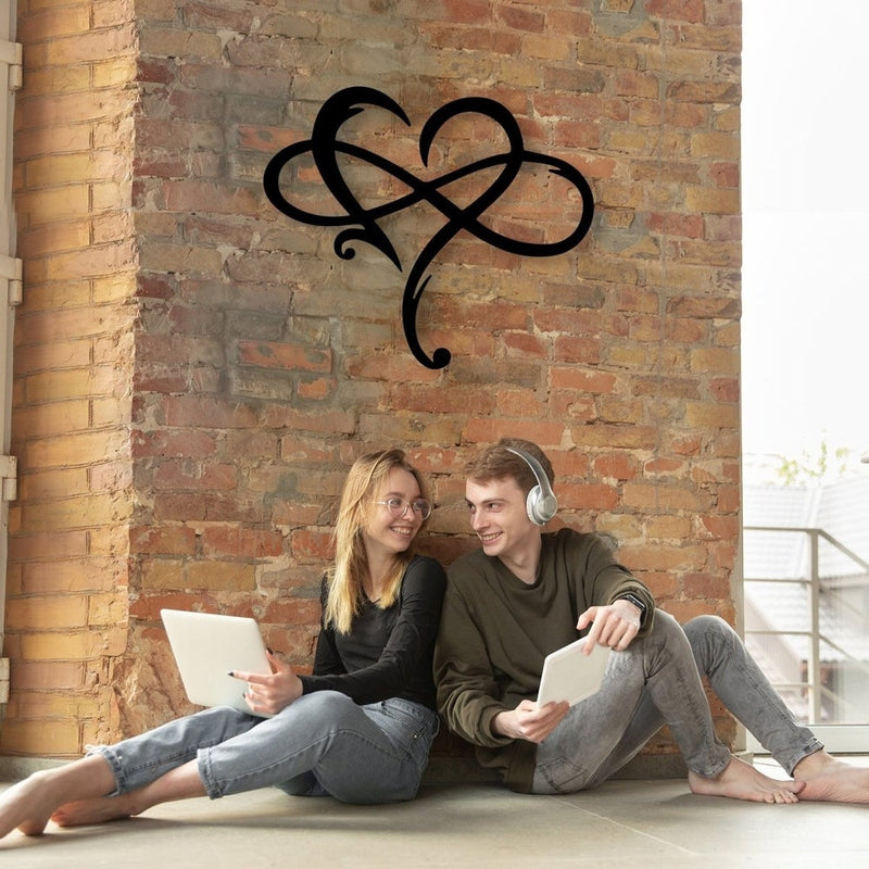 Infinity Love Metal Sign Wedding Docor - iWantDIY