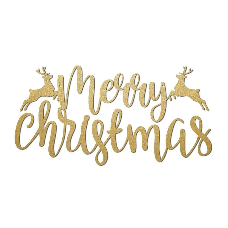 Merry Christmas Metal Sign for Best Christmas Gift - iWantDIY