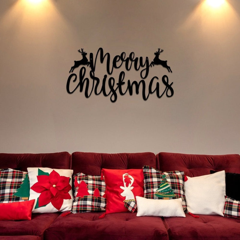 Merry Christmas Metal Sign for Best Christmas Gift - iWantDIY
