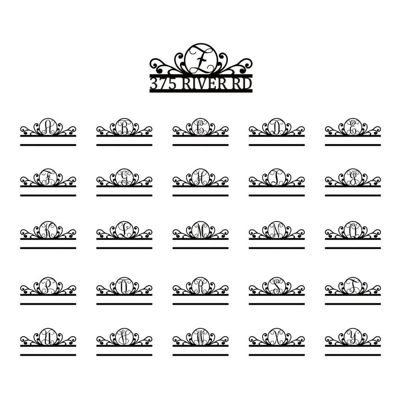 Personalized Home Address Signs,  Metal House &amp; Garden Number Signs