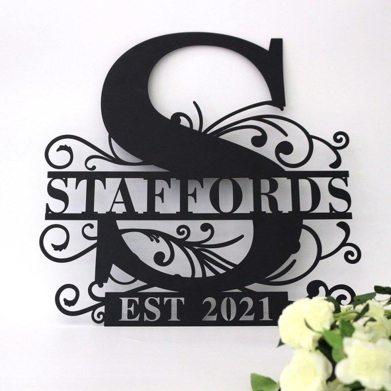 Metal sign shop for house