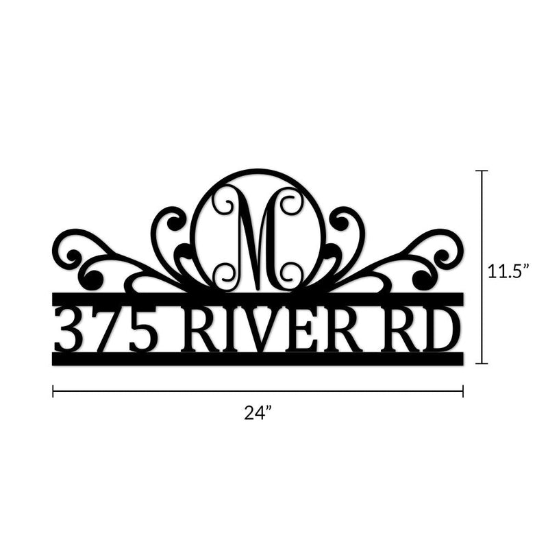 Personalized Home Address Signs,  Metal House &amp; Garden Number Signs