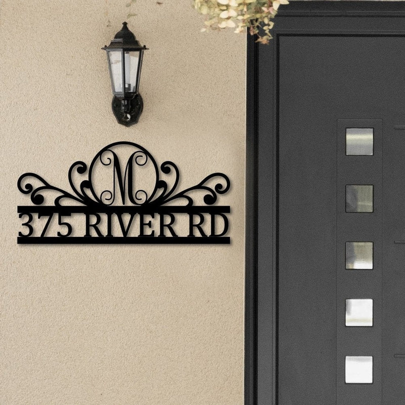 Personalized Home Address Signs,  Metal House &amp; Garden Number Signs