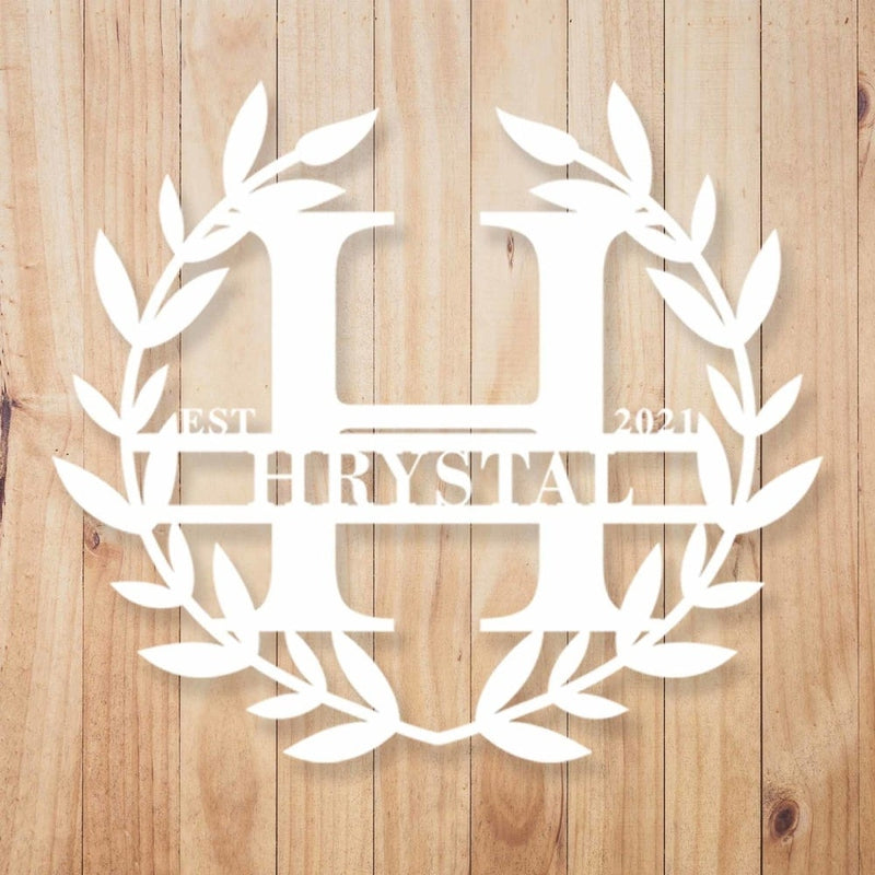 Personalized Family Name Metal Sign for Your Home - iWantDIY