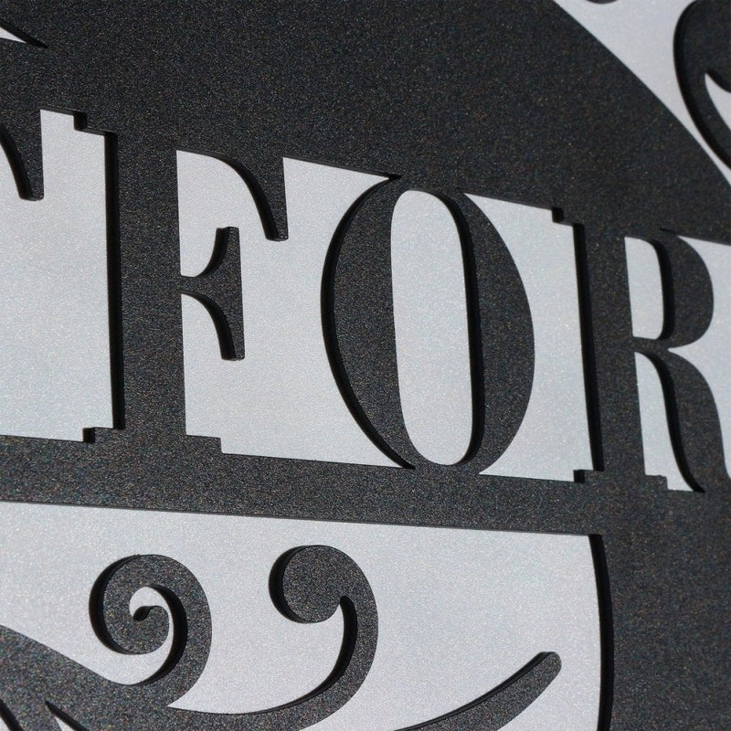 Personalized Steel Metal Signs for Anniversary Gift - iWantDIY