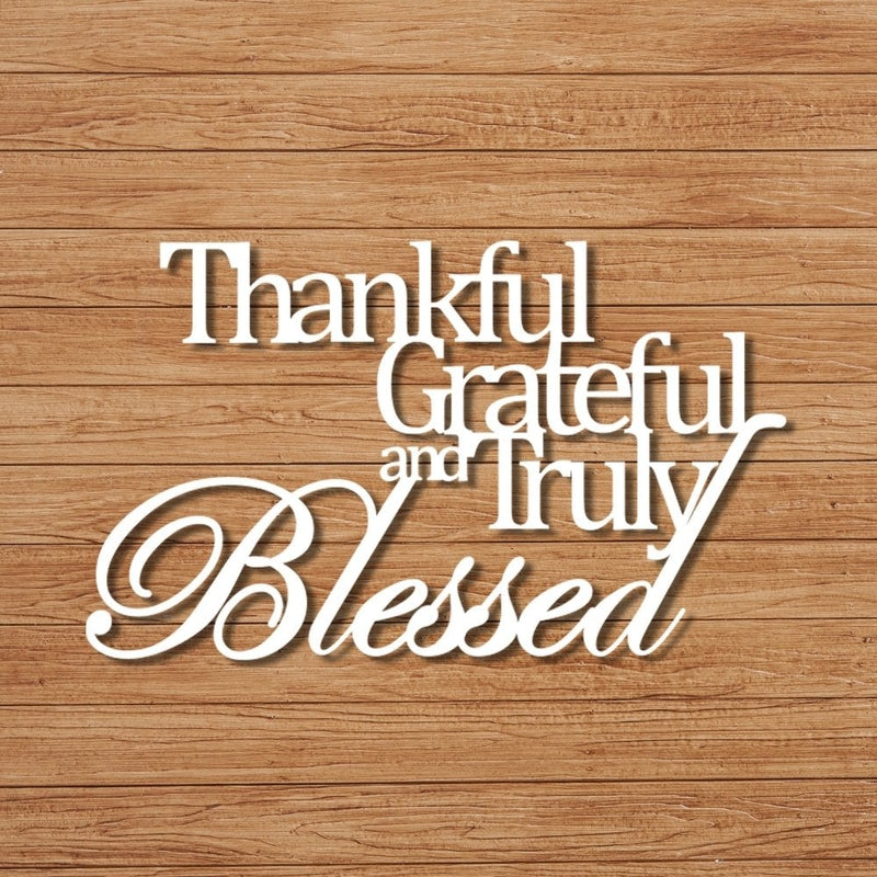 Thanksgiving Metal Sign Wall Art - iWantDIY