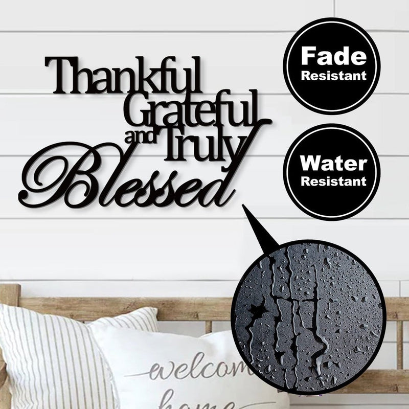 Thanksgiving Metal Sign Wall Art - iWantDIY