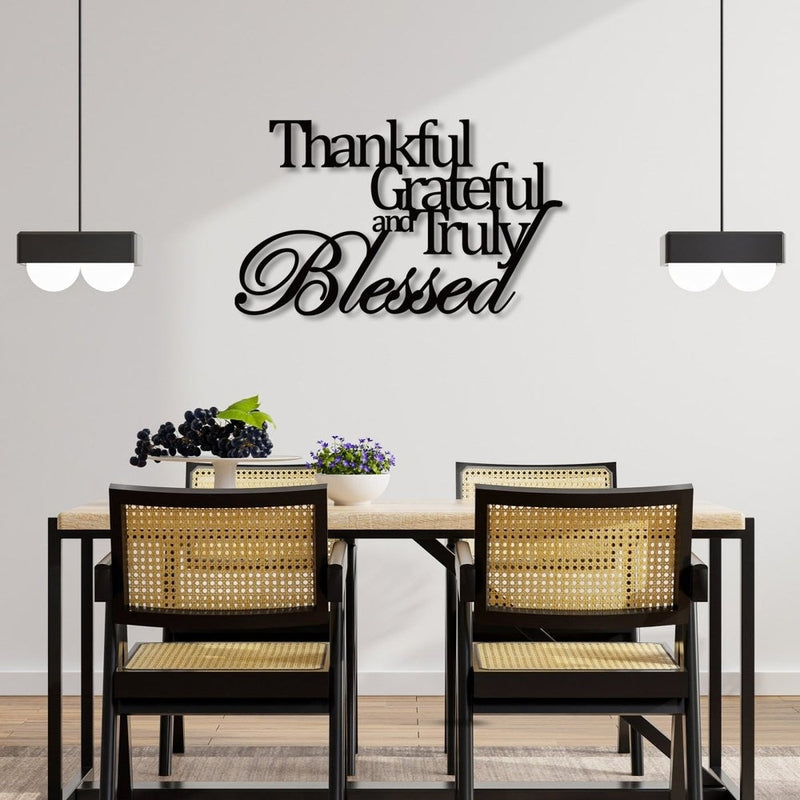 Thanksgiving Metal Sign Wall Art - iWantDIY