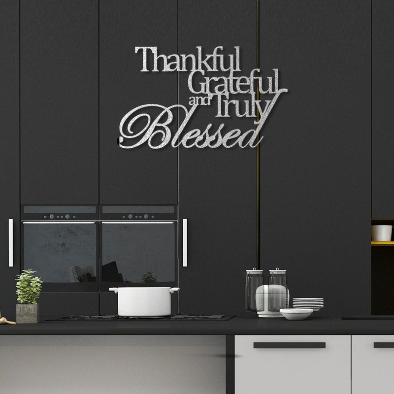 Thanksgiving Metal Sign Wall Art - iWantDIY