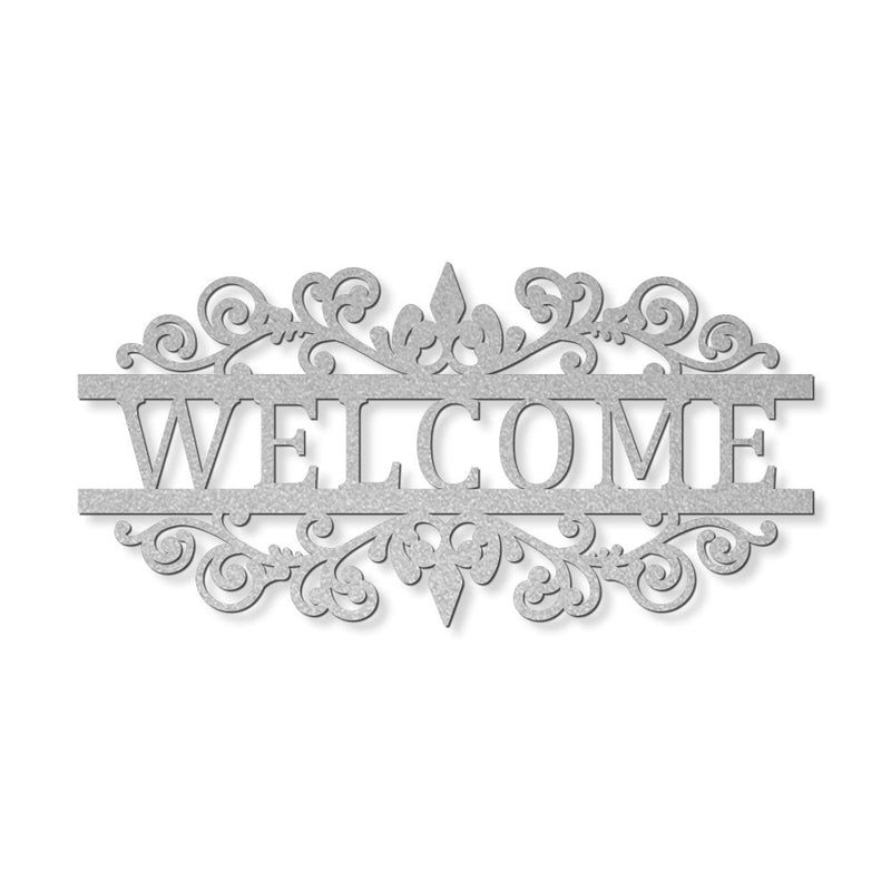 Welcome Metal Sign for Home &amp; Garden - iWantDIY